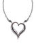 Jewelry Design Feather Heart Pendant.