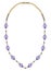 Jewelry design modern art fancy amethyst mecklace.