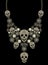 Jewelry design skull necklace Hi end set with diamond.