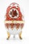 Jewelry Faberge Egg isolated