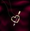 Jewelry heart and arrow
