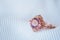 Jewelry luxury pink gold sapphire gemstone ring background