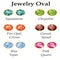 Jewelry Oval Isolated Objects