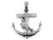 Jewelry pendant anchor. Stainless steel