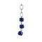Jewelry pendant with blue opaque semi-precious stones and minerals