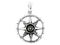 Jewelry pendants. Rudder. Compass. Stainless steel