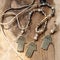 Jewelry set with Hamsa Fatima hand symbol