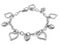 Jewelry silver bracelet. Stainless steel