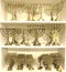 Jewish chandelier menorah