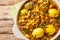 Jewish Cholent Hamin prepared is Israel as the main dish for the Shabbat meal made with beef, potato, beans, barley, and more