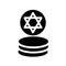 Jewish Coins icon. Trendy Jewish Coins logo concept on white background from Religion collection
