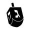 Jewish dreidel icon