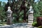 Jewish entrance Cemetery Statuary Statue Bonaventure Cemetery Savannah Georgia