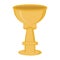 Jewish golden wine cup icon