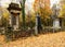 Jewish gravestones.