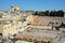 Jewish hasidic pray at the Western Wall, Wailing Wall