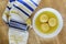 Jewish Holiday symbol traditional chicken matzo ball soup