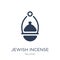 Jewish Incense icon. Trendy flat vector Jewish Incense icon on w