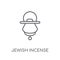 Jewish Incense linear icon. Modern outline Jewish Incense logo c