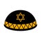 Jewish kippah icon