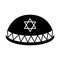Jewish kippah icon
