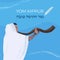 Jewish man blowing the Shofar rams horn on Rosh Hashanah and Yom Kippur day