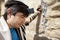 Jewish Man Praying at the Western Wall