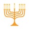 jewish menorah candles