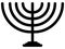 Jewish Menorah Icon