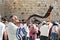 He Jewish Pesach celebration at the Wailing Wall