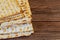 jewish products, food, Passover pesah on wooden background.