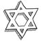 Jewish Star of David illustration