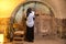 Jewish woman pray at the most sacred spot on the Western Wall Jerusalem Israel