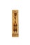 A Jewish Wooden Mezuzah is placed on the doorframe of homes