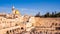 Jewish worshipers pray at the Western Wailing Wall in Jerusalem, Israel