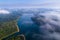 Jezioro Solinskie aerial view