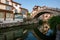 Jiangsu Wuxi South Temple Commercial Street Ancient Canal side of the houses