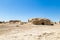 Jiaohe Ruins, Turpan, China. Ancient capital of the Jushi kingdom, it was a natural fortress on a steep plateau