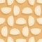 Jiaozi Chinese dumplings pixel art pattern seamless. 8 bit Traditional food in China background. pixelated Vector texture