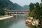 Jie Zi Ancient Town, China: Covered Bridge