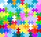 Jigsaw puzzle pattern