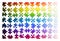 Jigsaw Puzzle Rainbow Gradient Spectrum Colors Shuffeld