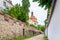 JINDRICHUV HRADEC, CZECH REPUBLIC - 27 JULY, 2019: Rondell Pavilion in Jindrichuv Hradec Castle, Jindrichuv Hradec