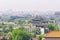 Jingshan park Beijing China hazy day