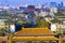 Jingshan Park Looking North at Drum Tower Beijing China Overview