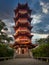 Jinshan Pagoda in Xuzhou City, Jiangsu Province, China