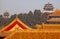 Jinshang Park Forbidden City Yellow Roofs Beijing