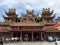 Jioufen, Taiwan - May 2018: People celebrating Buddha`s birthday at the Buddhist Temple in Jioufen, Taiwan