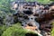 The Jiulong lake and mountain views in Taining,Fujian,China