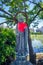 Jizo statue at Shinobazu pond, Ueno, Tokyo, Japan